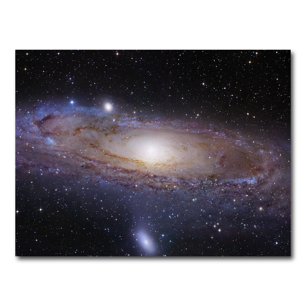 AUTO-MOCKUP WHITE | andromeda Galaxy | 1 Piece | Gallery Wrap Canvas | group=4x3