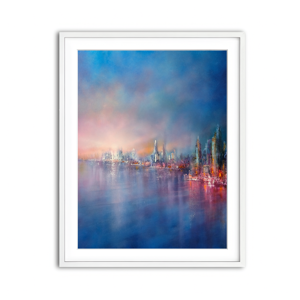 Framed Print 3x4 White