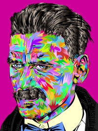 arthur shelby color splash Wall Art