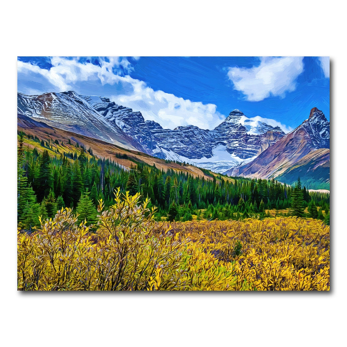 Autumn Mountains Wall Art
