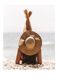 beach pose Wall Art