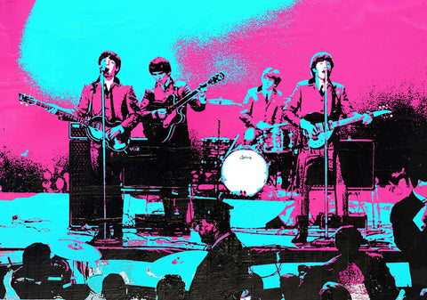 beatles dc coliseum Wall Art
