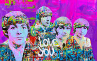 beatles love you Wall Art