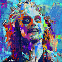 beetlejuice blue Wall Art