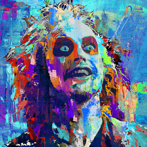 beetlejuice blue Wall Art