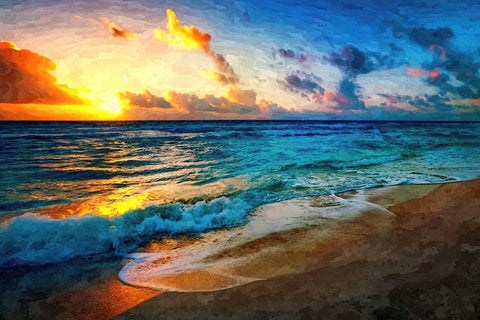 between sea and sky Wall Art