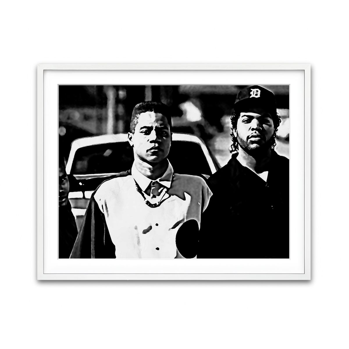 Framed Print 4x3 White