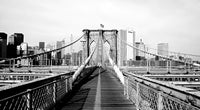 brooklyn bridge flag Wall Art