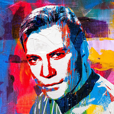 capt kirk Wall Art