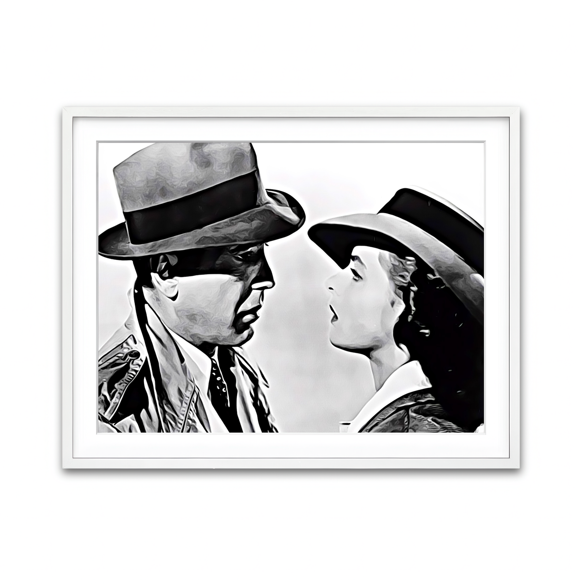 Framed Print 4x3 White