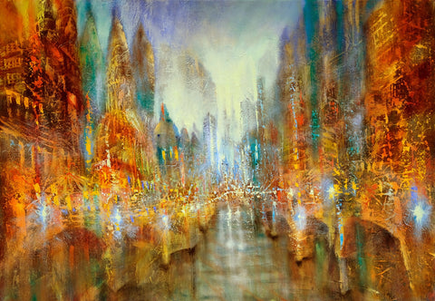 city of lights Wall Art