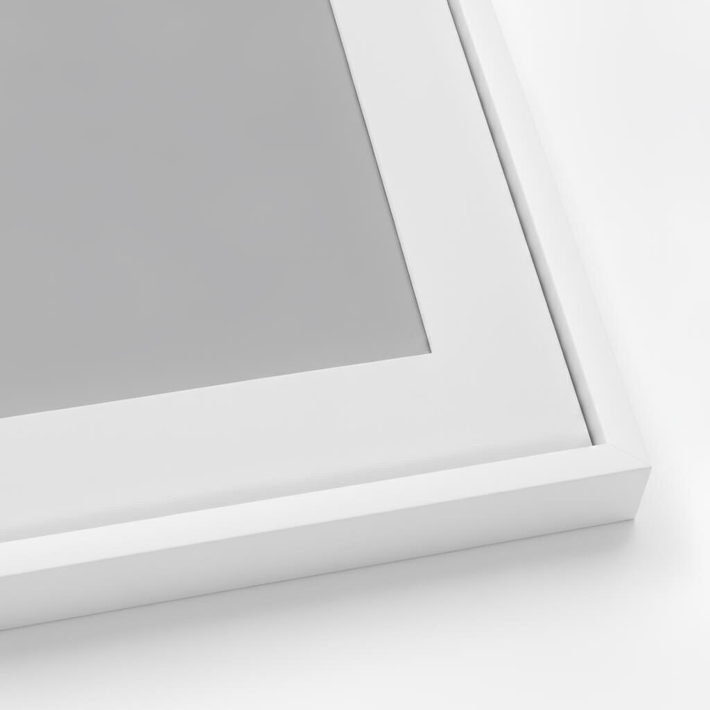Framed print corner detail