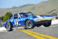corvette grand sport Wall Art