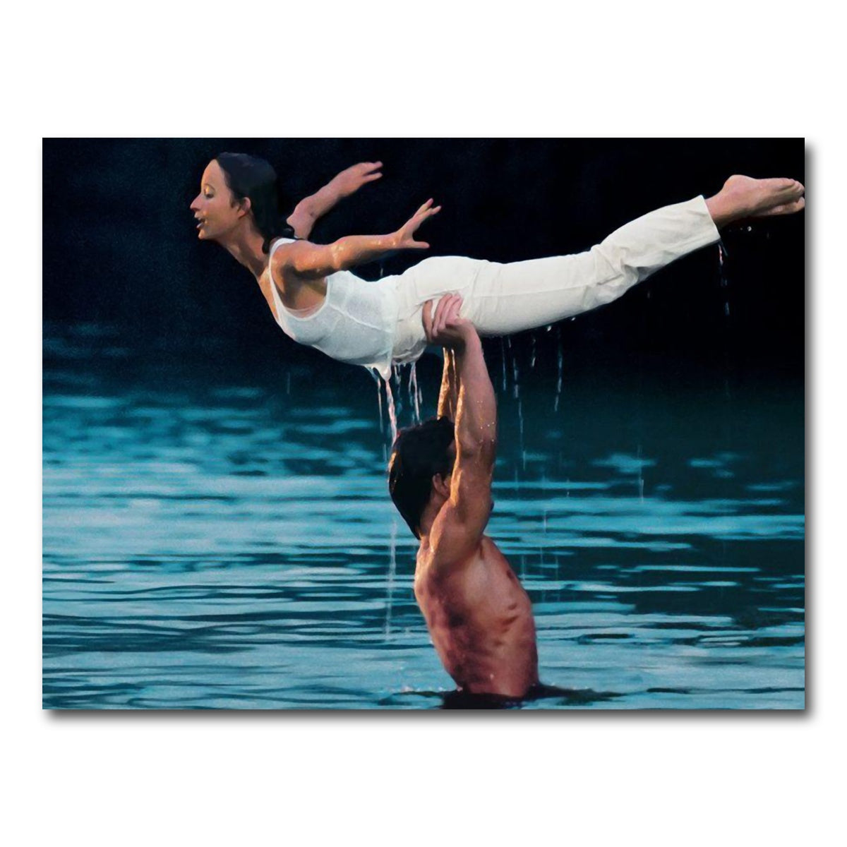 AUTO-MOCKUP WHITE | dirty dancing | 1 Piece | Gallery Wrap Canvas | group=4x3