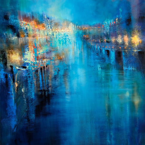 flood of lights Wall Art