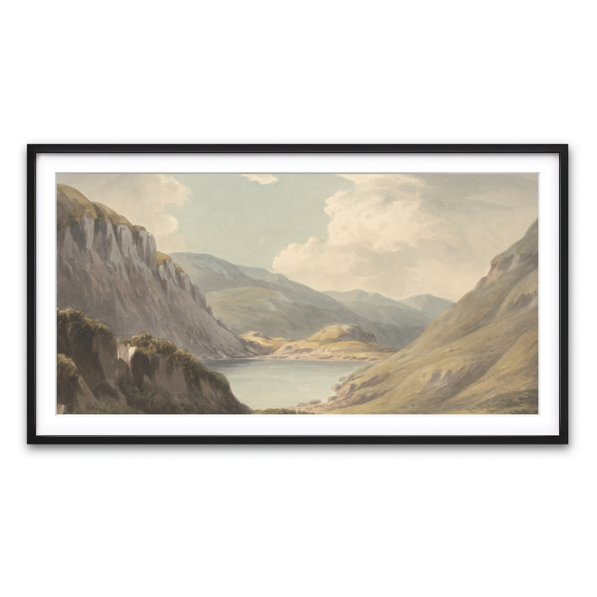 Framed Print 2x1 Black