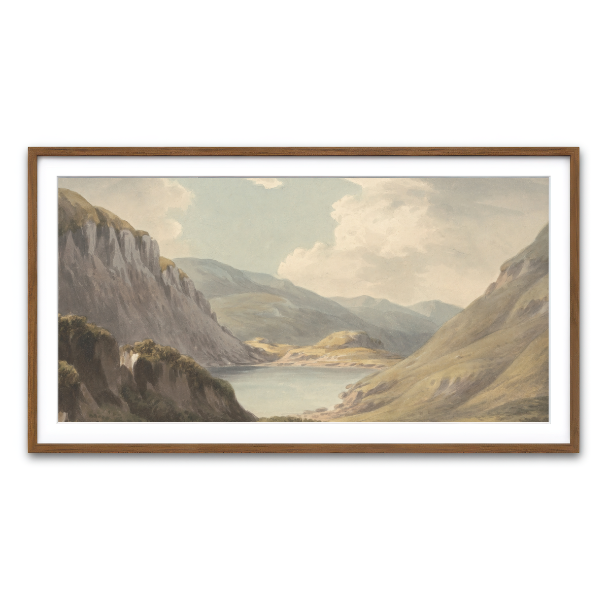 Framed Print 2x1 Walnut