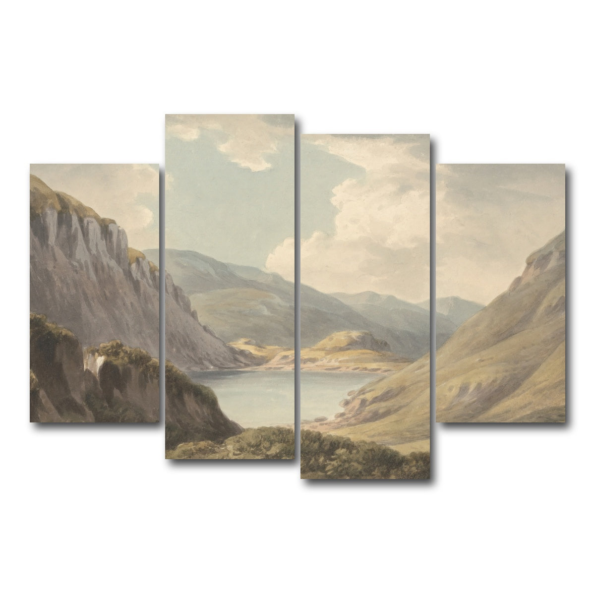 AUTO-MOCKUP WHITE | glen | 4 Piece | Gallery Wrap Canvas | group=4_short