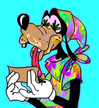goofy high Wall Art