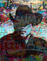 graffiti cowboy Wall Art