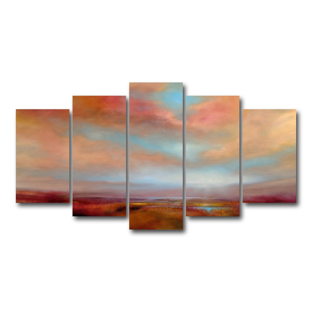 AUTO-MOCKUP WHITE | heideland | 5 Piece | Gallery Wrap Canvas | group=5_normal