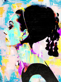 hepburn abstract Wall Art