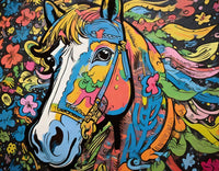 horse graffiti Wall Art