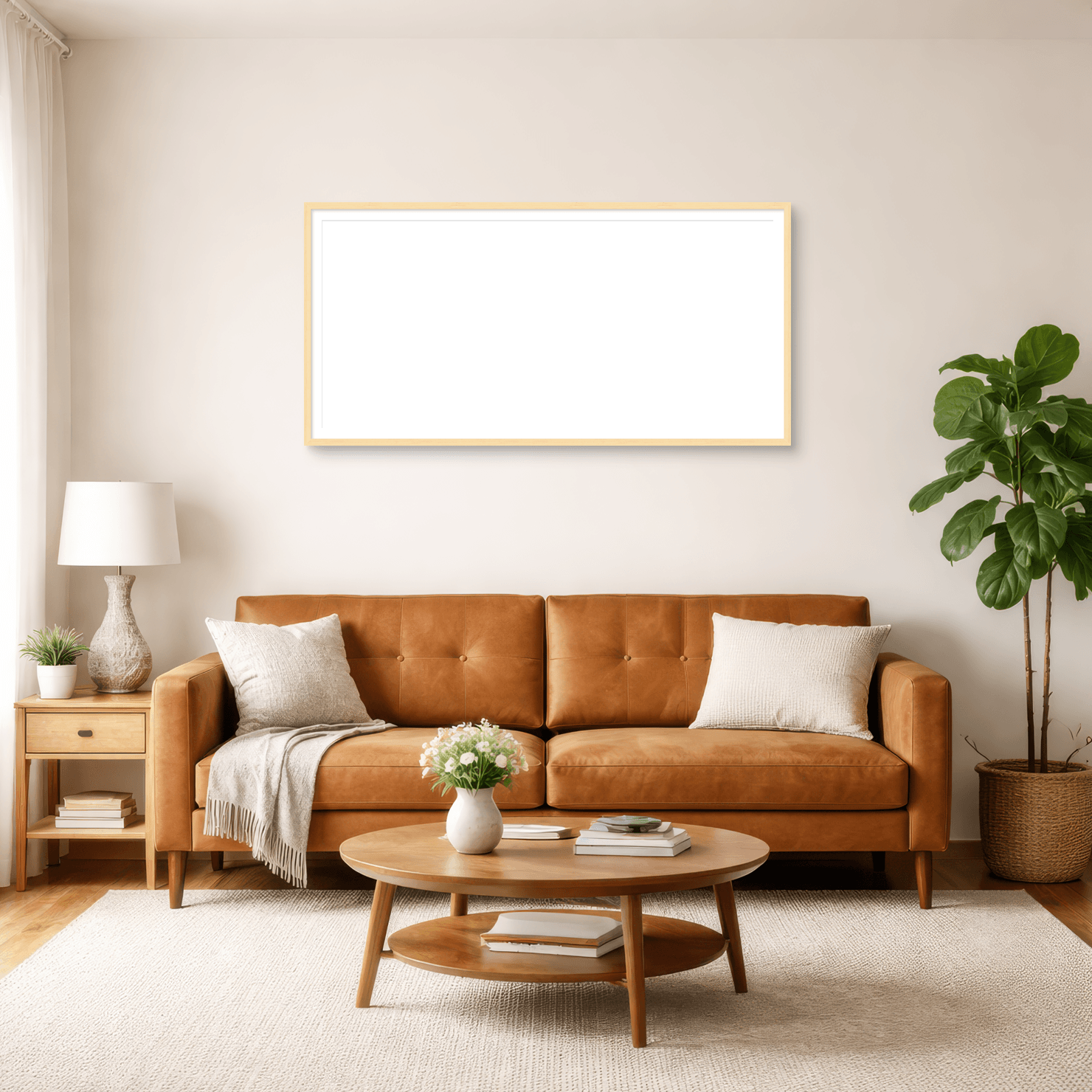 Framed print room image