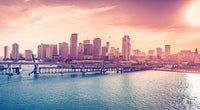 miami skyline Wall Art