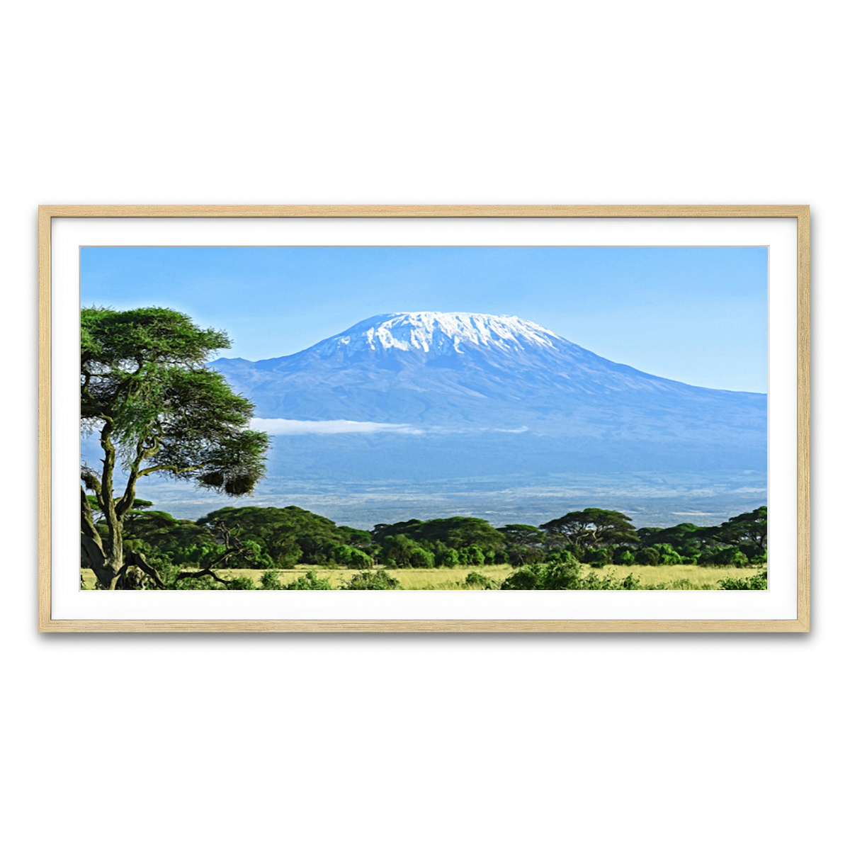 Framed Print 2x1 Natural