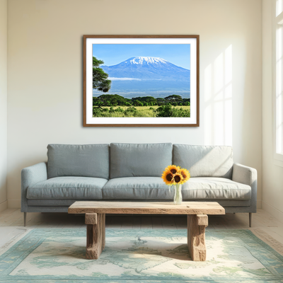AUTO-MOCKUP ROOM | Mount Kilimanjaro Wall Art