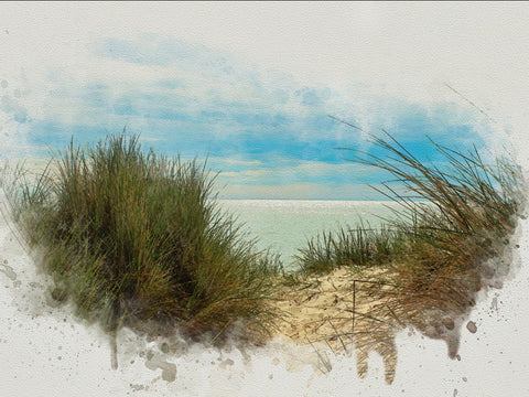 ocean view painting Wall Art