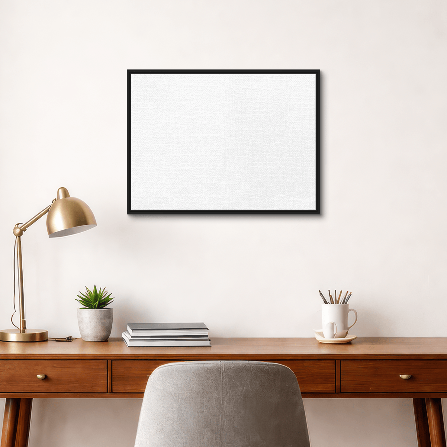 Framed canvas room image