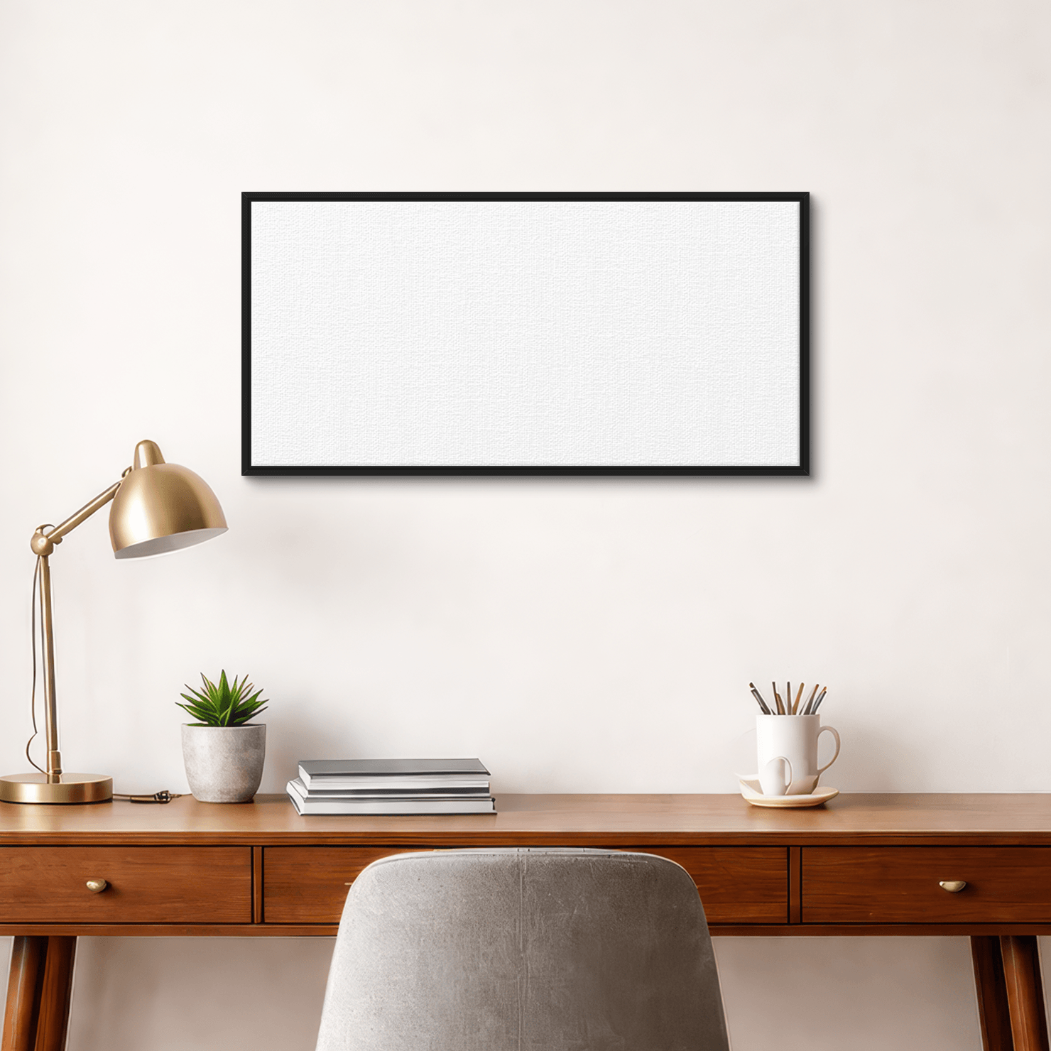 Framed canvas room image