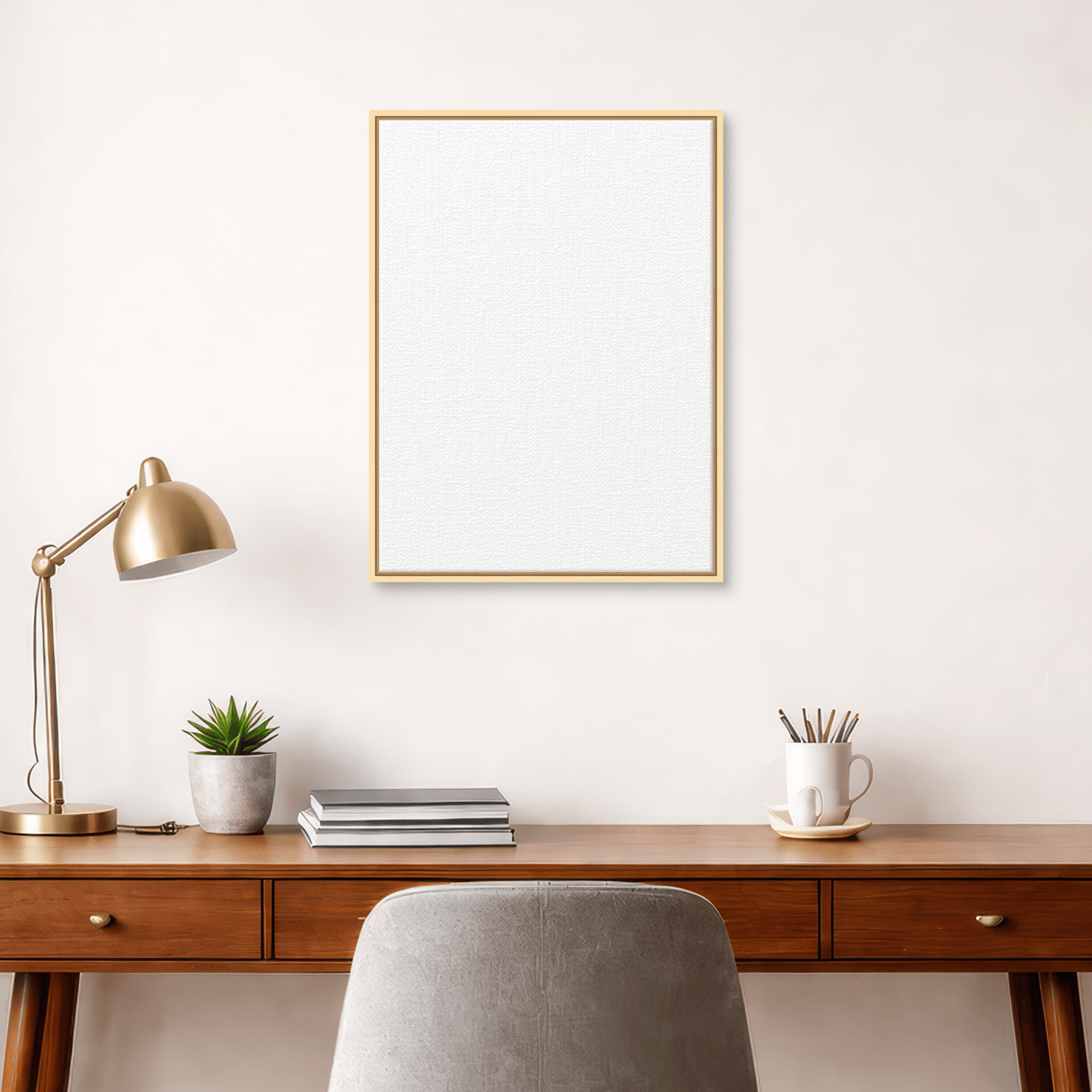 Framed canvas room image