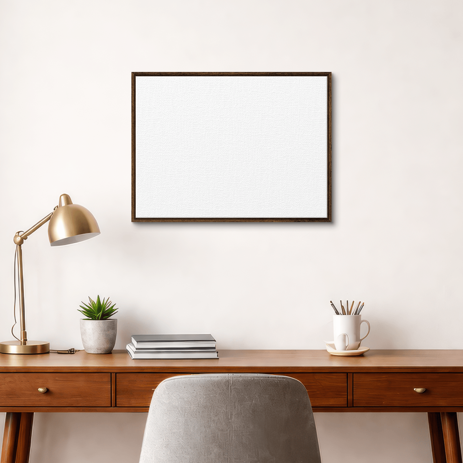 Framed canvas room image