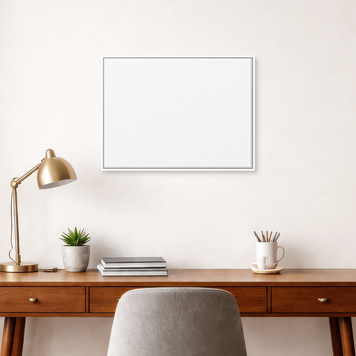 Framed canvas room image