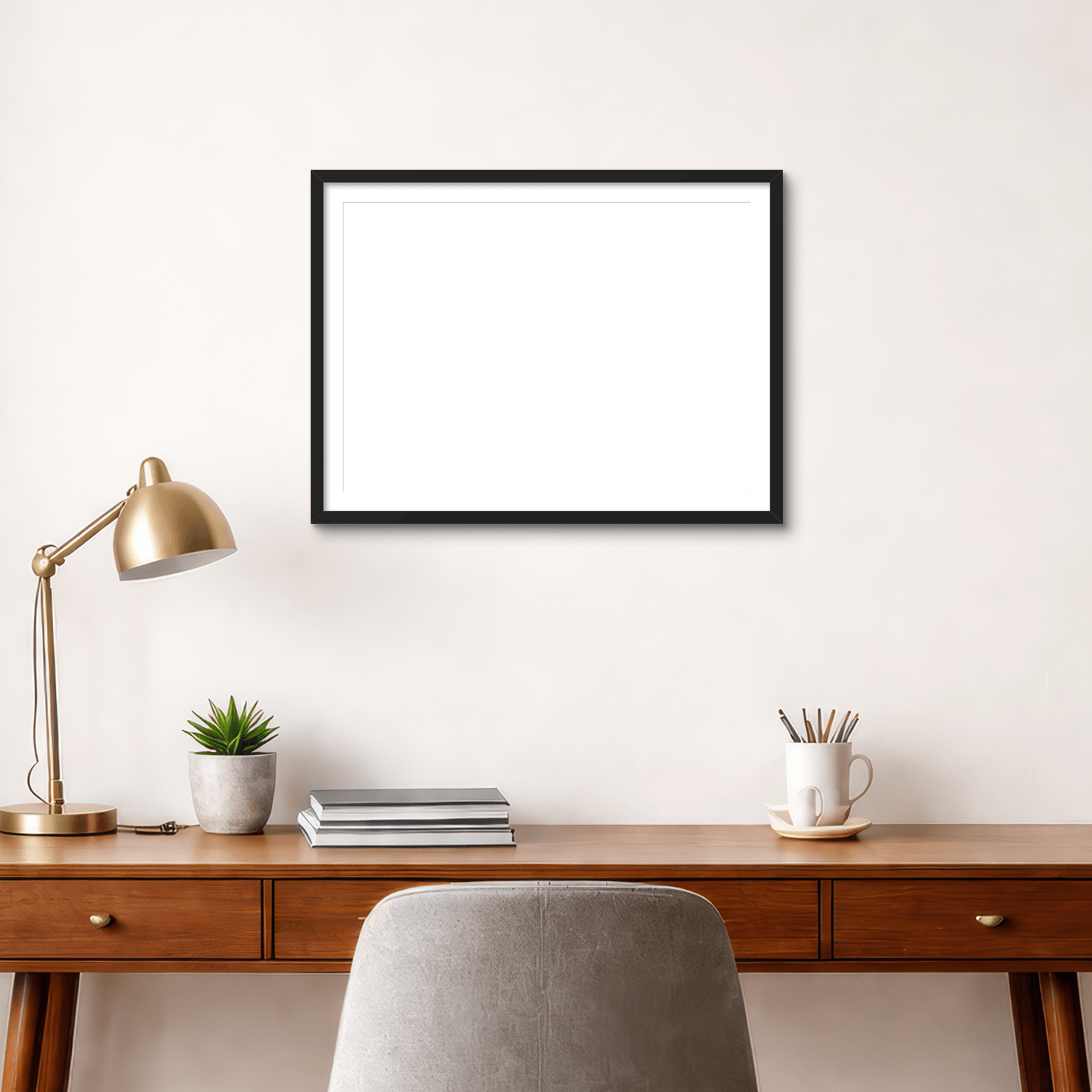 Framed print room image