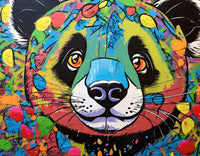 panda graffiti Wall Art