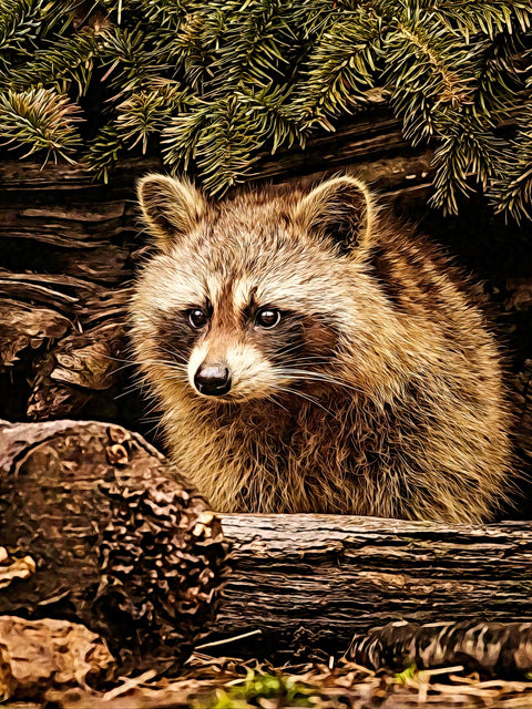 raccoon Wall Art