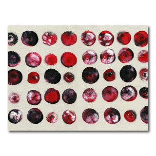 Red Circles Wall Art
