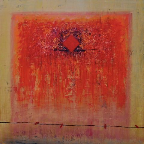 red diamond Wall Art