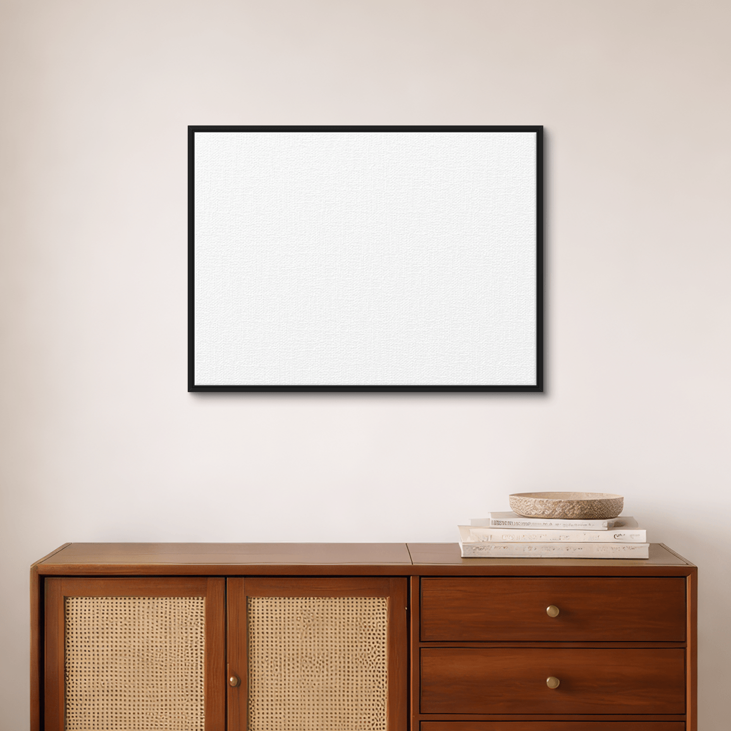 Framed canvas room image