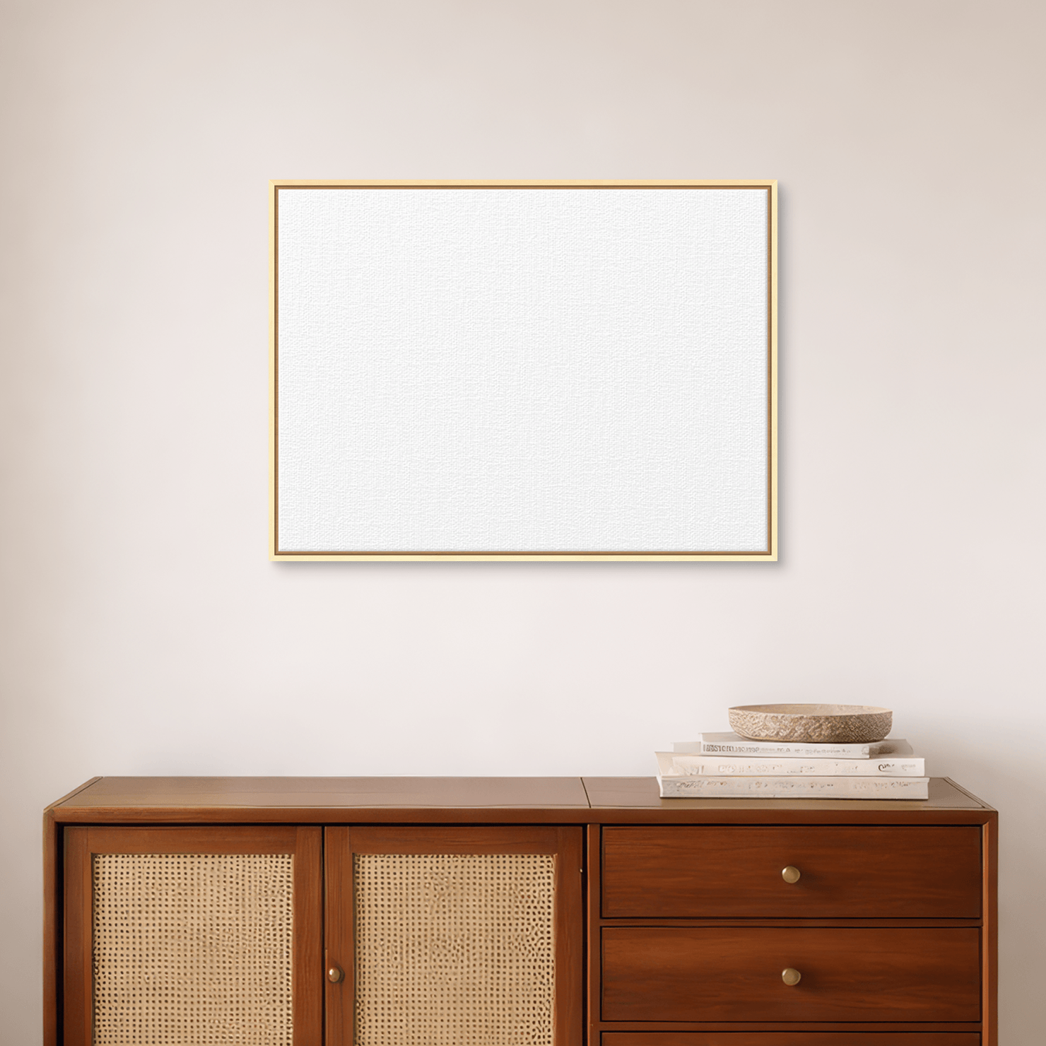 Framed canvas room image