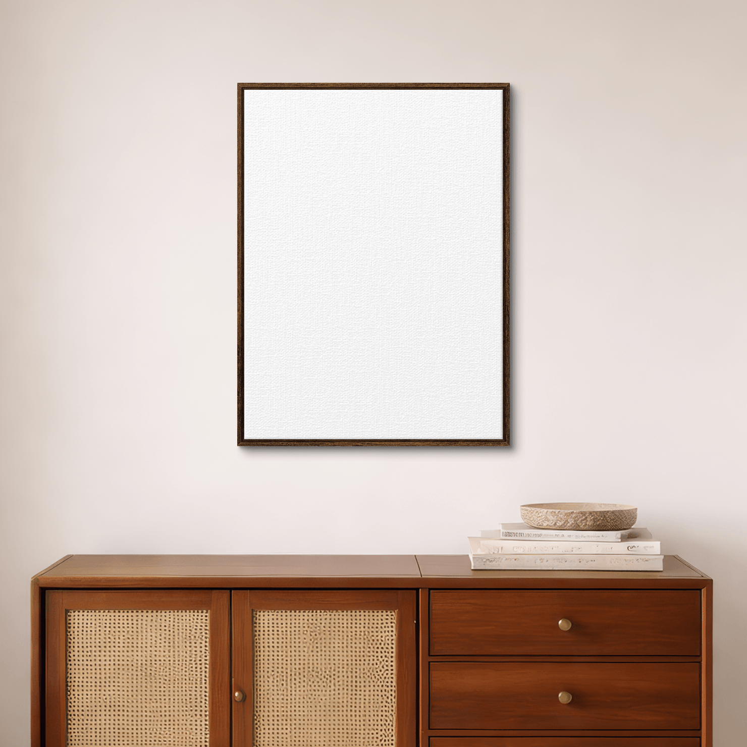 Framed canvas room image