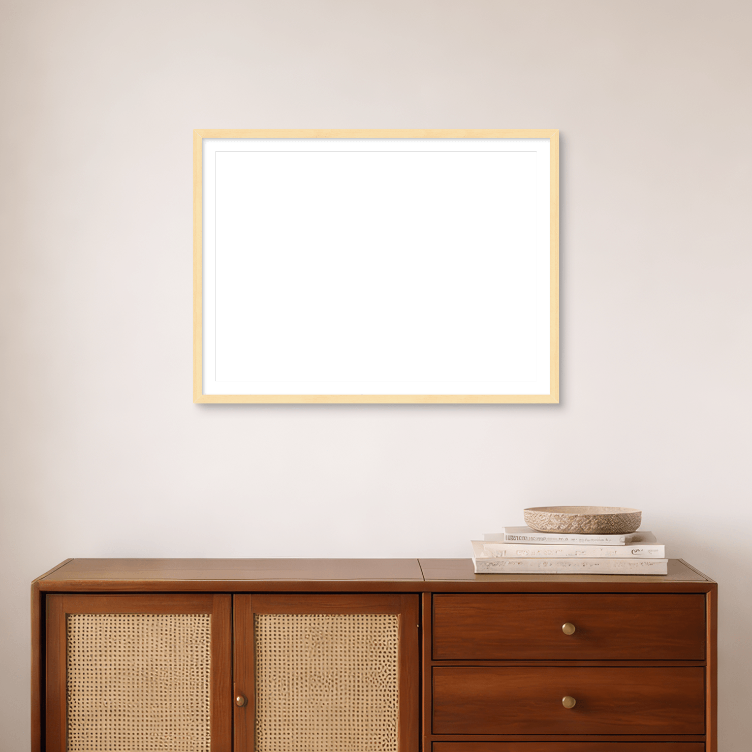 Framed print room image