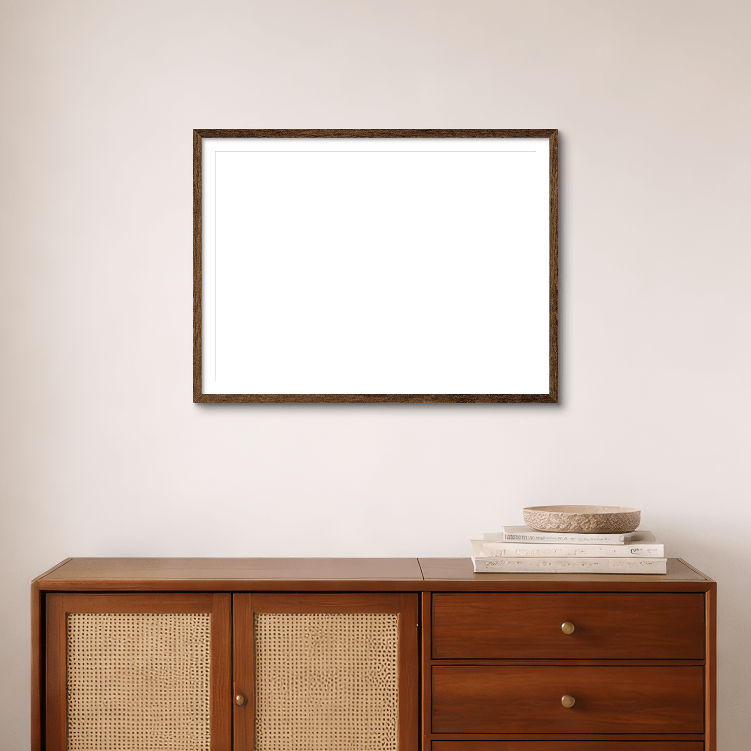 Framed print room image