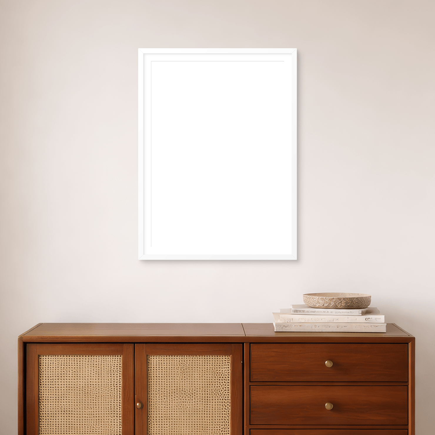 Framed print room image