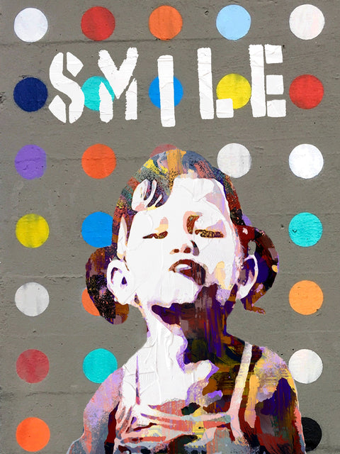 smile girl Wall Art