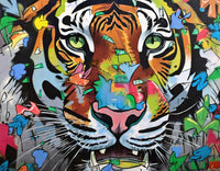 tiger graffiti Wall Art